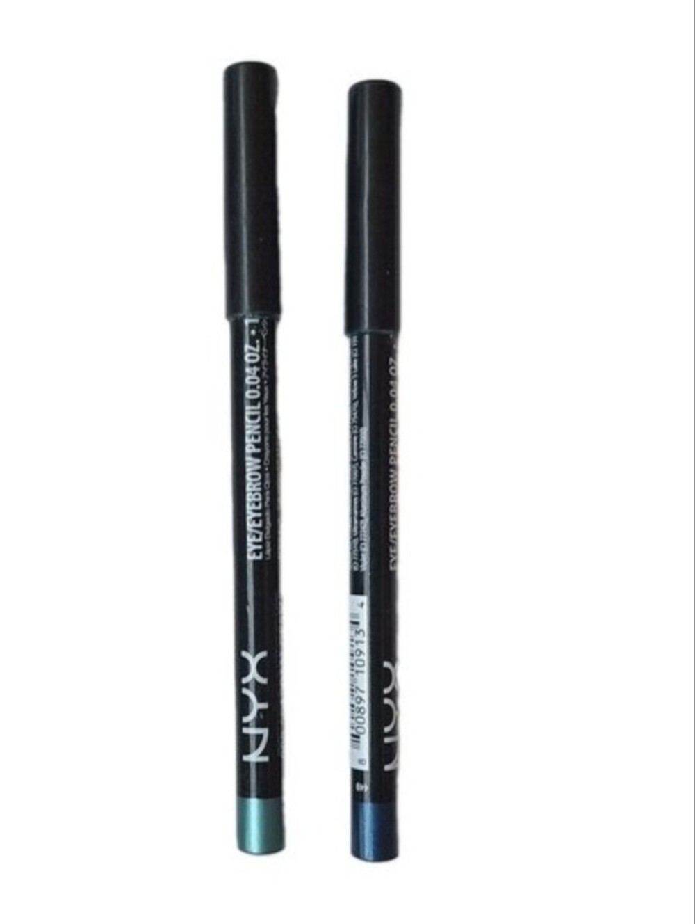 NYX EYELINER PENCILS *2  SEAFOAM GREEN AND SAPPHIRE BLUE
